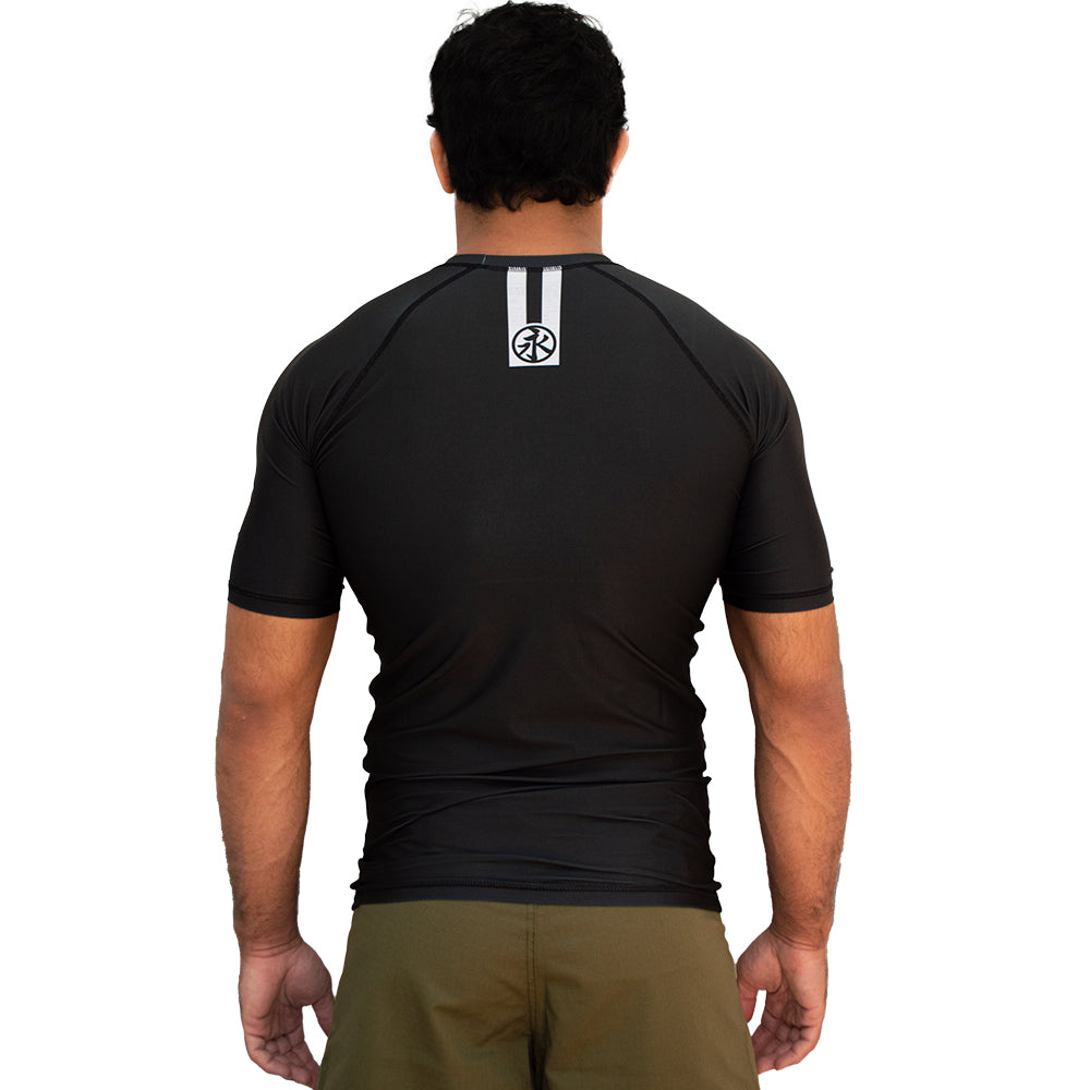 Road Rash Guard S/S - Black