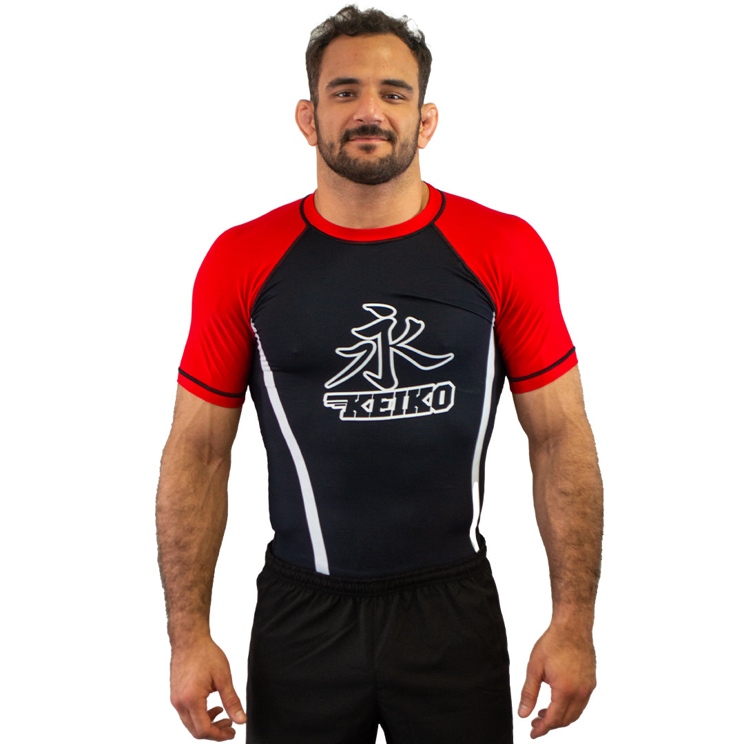 Speed Rash Guard S/S - Red