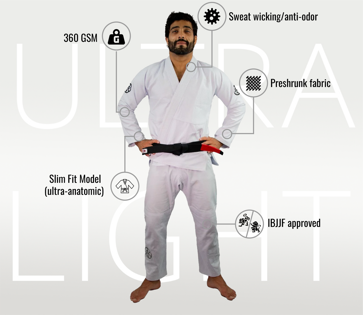 Ultra Light Kimono (Gi) - White