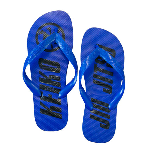 Jiu Jitsu Flip Flops - Blue/Black