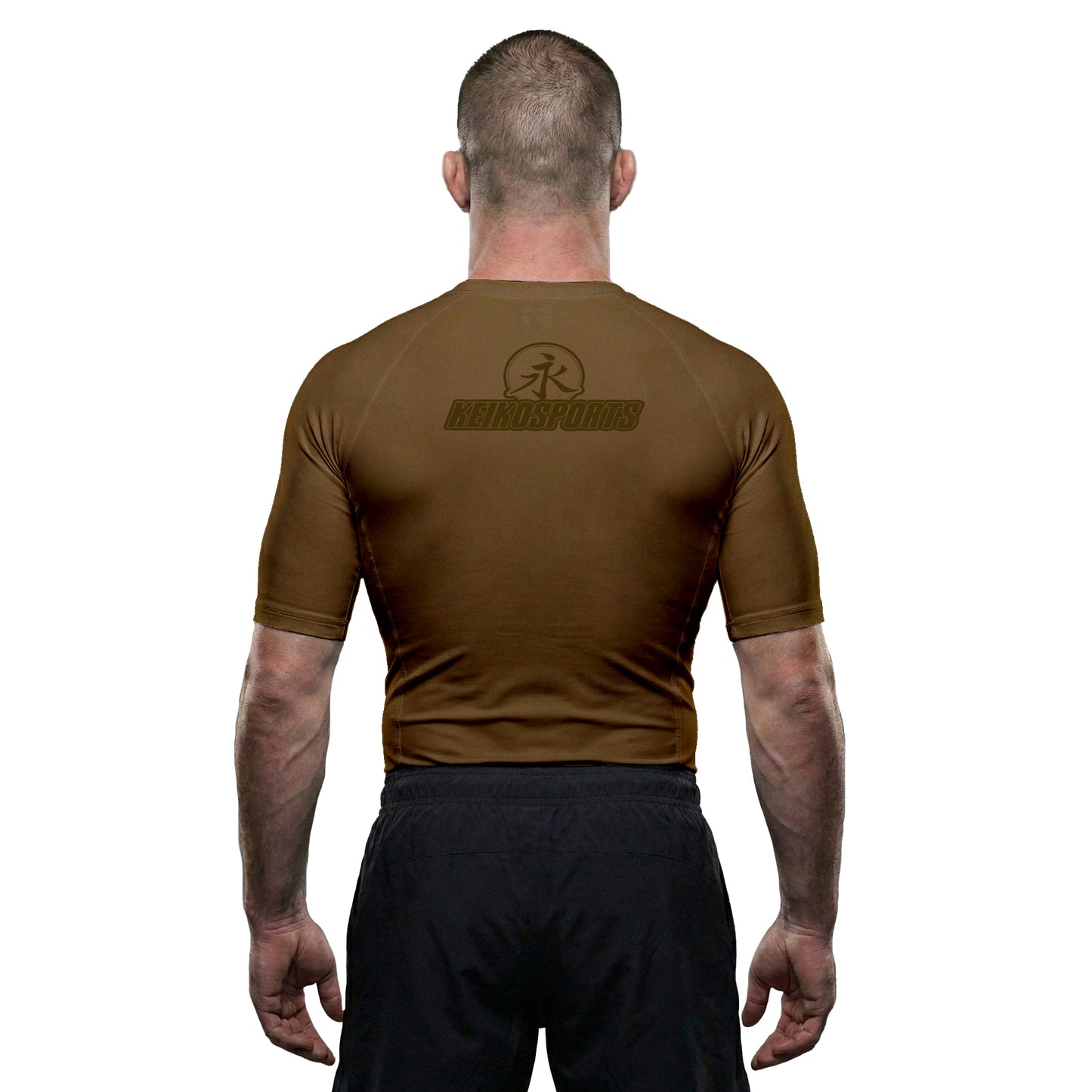 Rank Rash Guard S/S - Brown