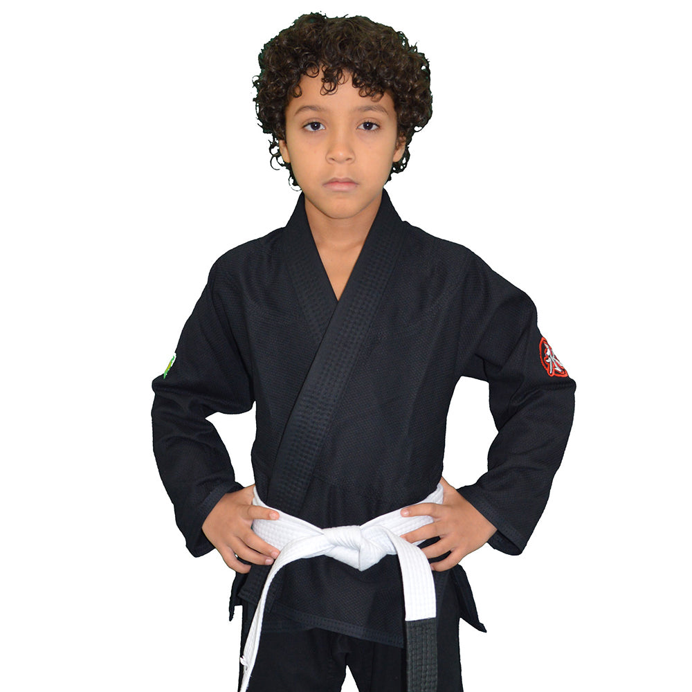 Kids Gi - Trançadinho - Black
