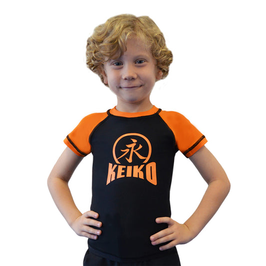 Kids Comp Team Rash Guard - Orange