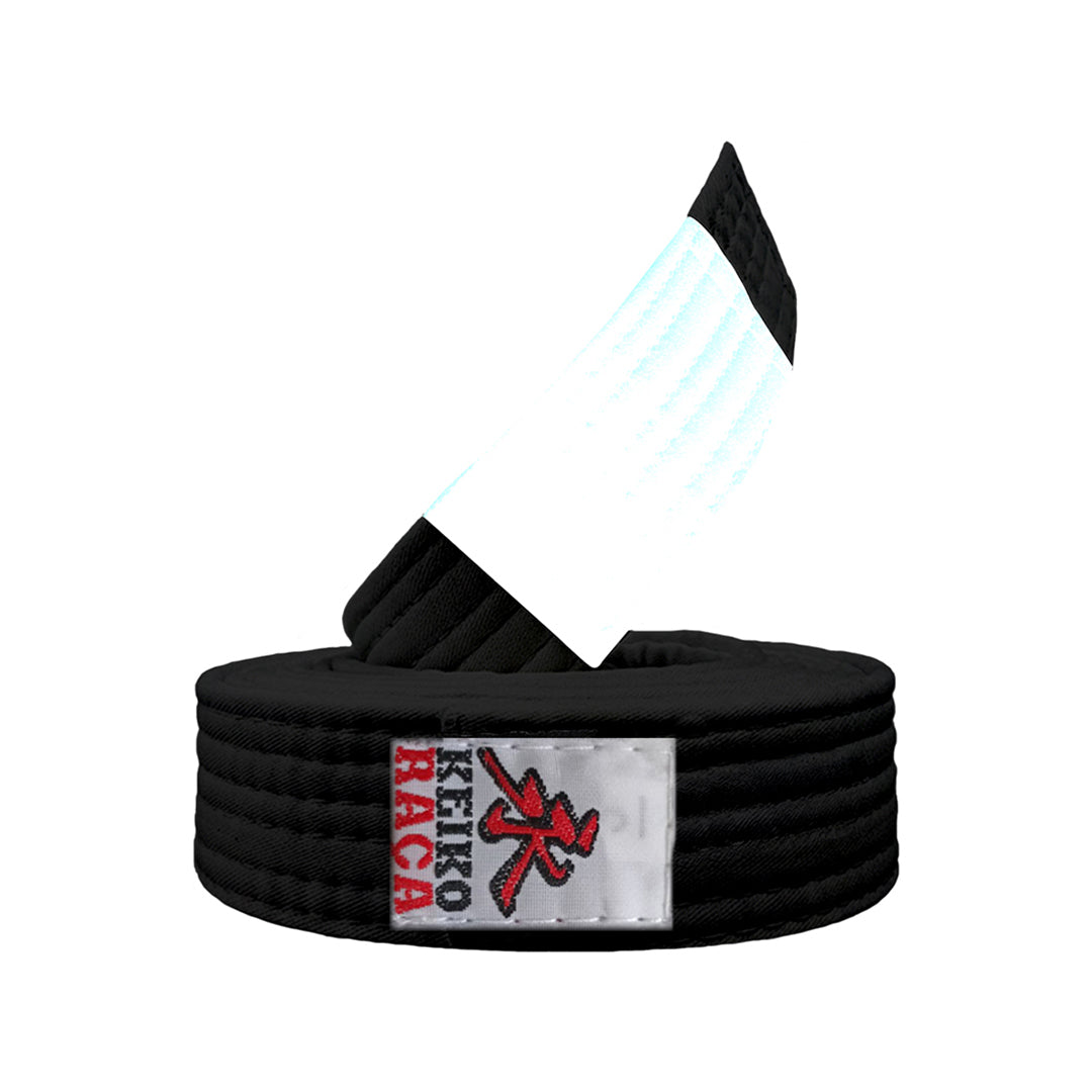 BJJ Belt - Black/White
