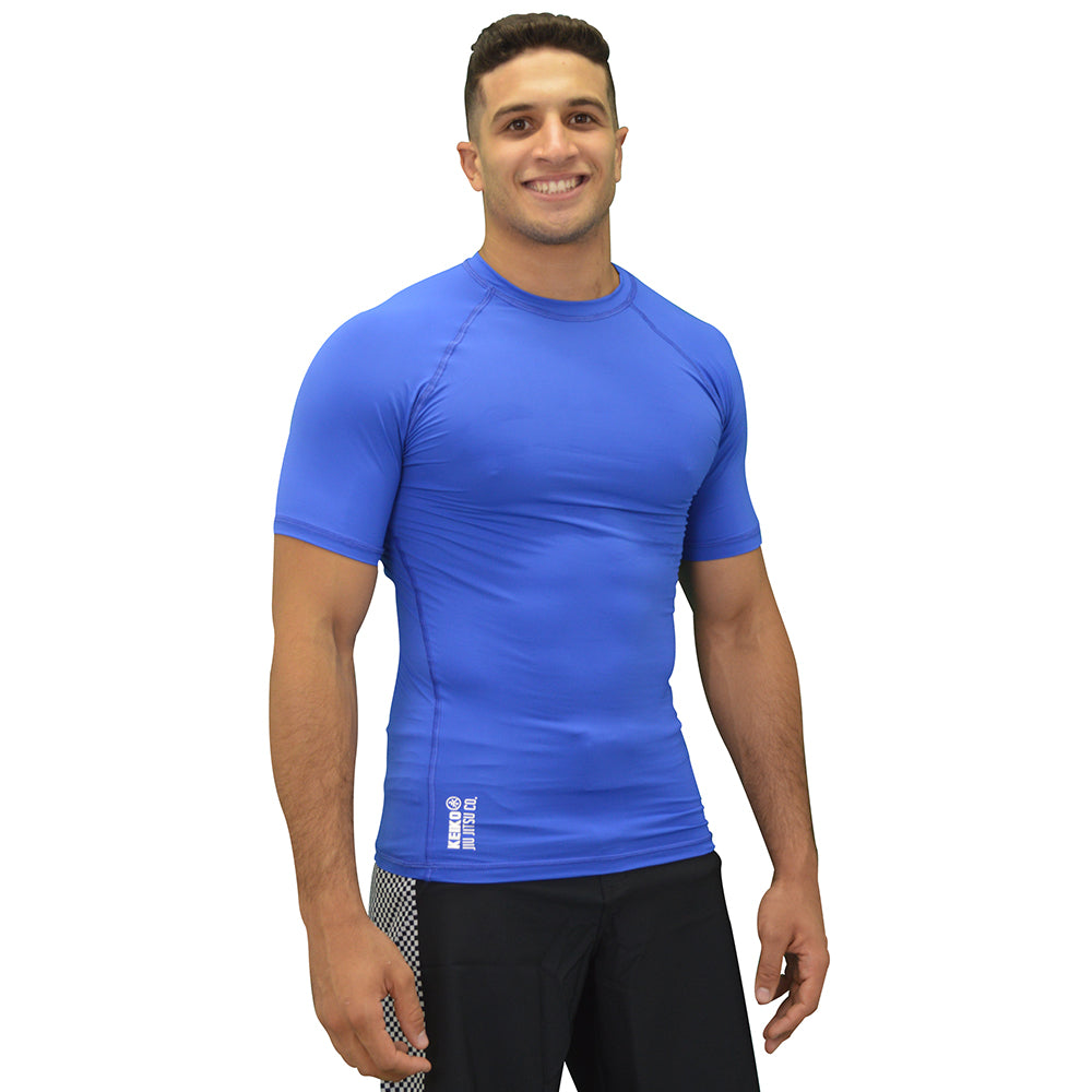Skin Rashguard S/S - Blue