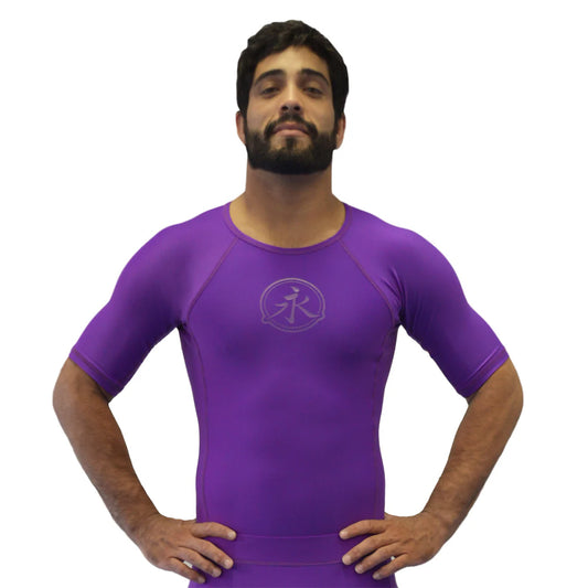 Rank Rash Guard S/S - Purple
