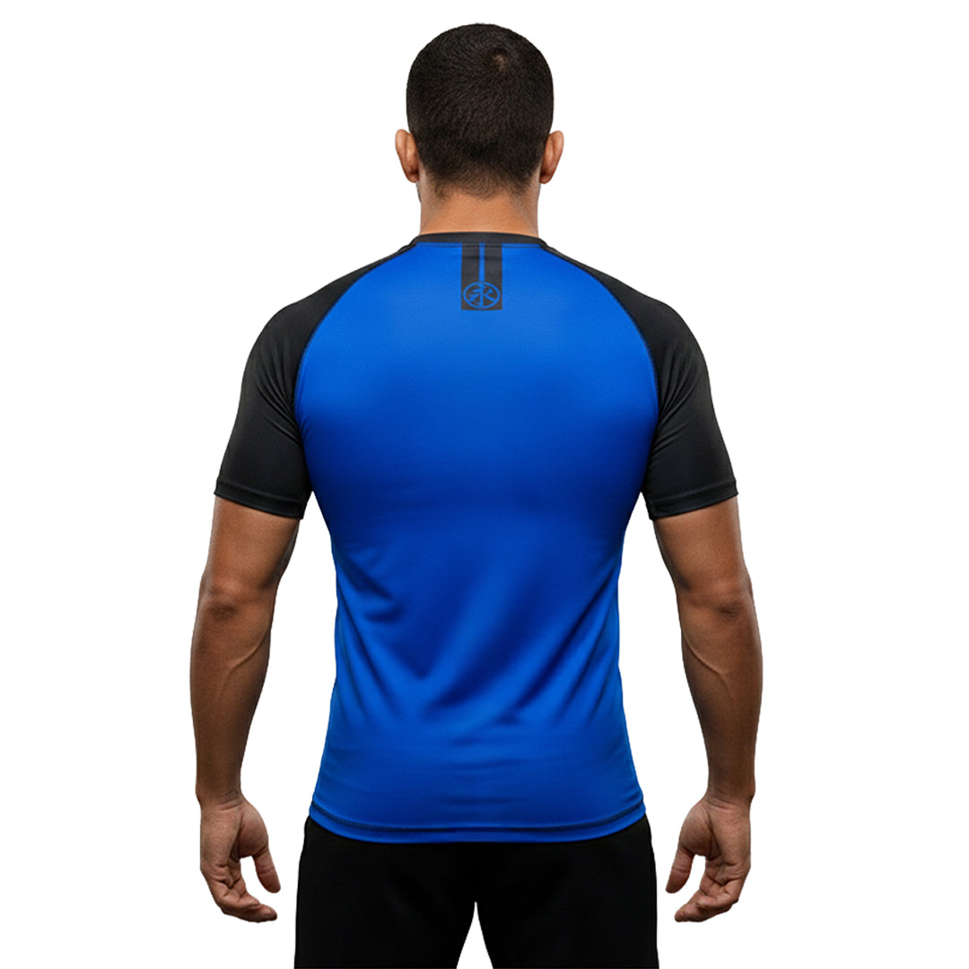 Road Rash Guard S/S - Blue