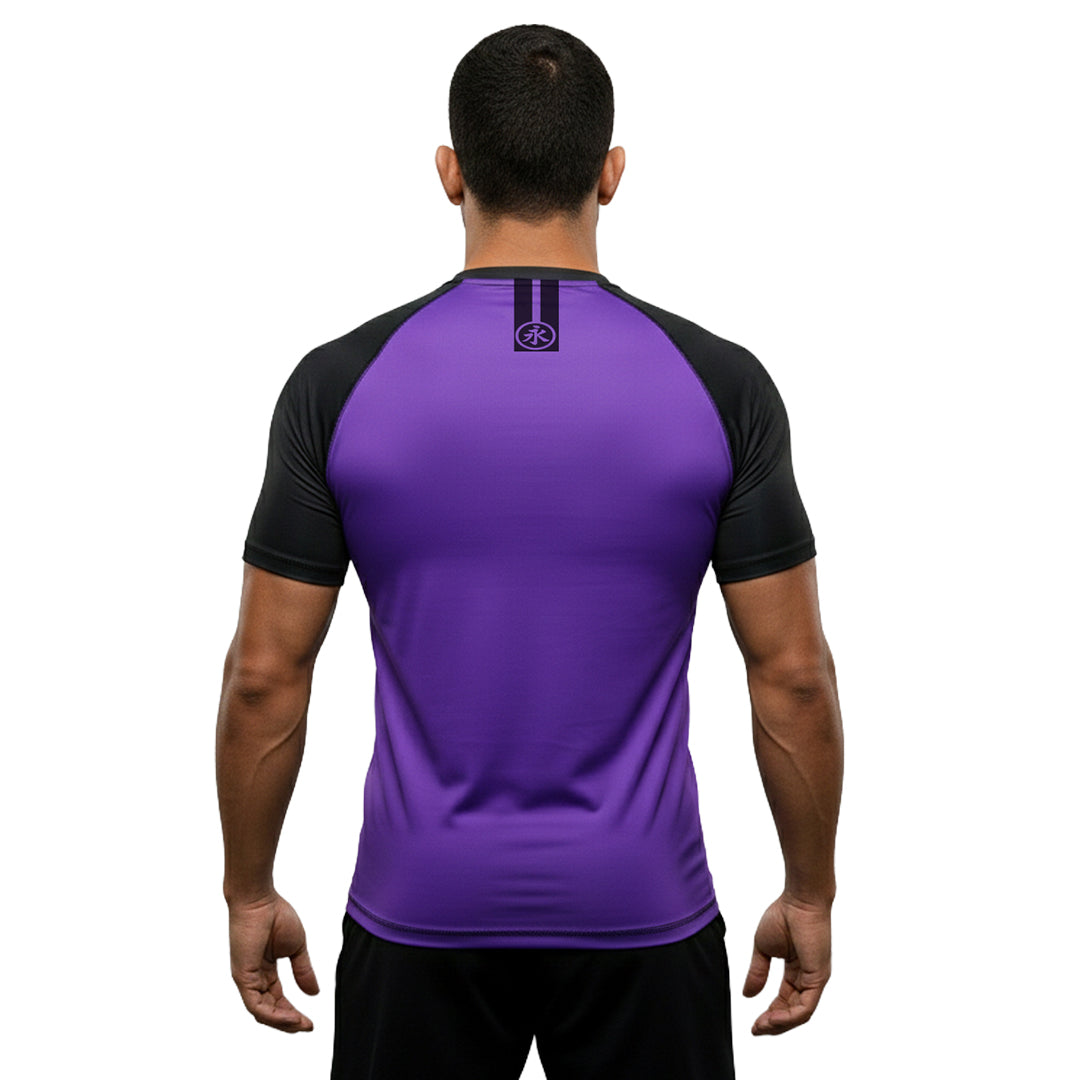 Road Rash Guard S/S - Purple