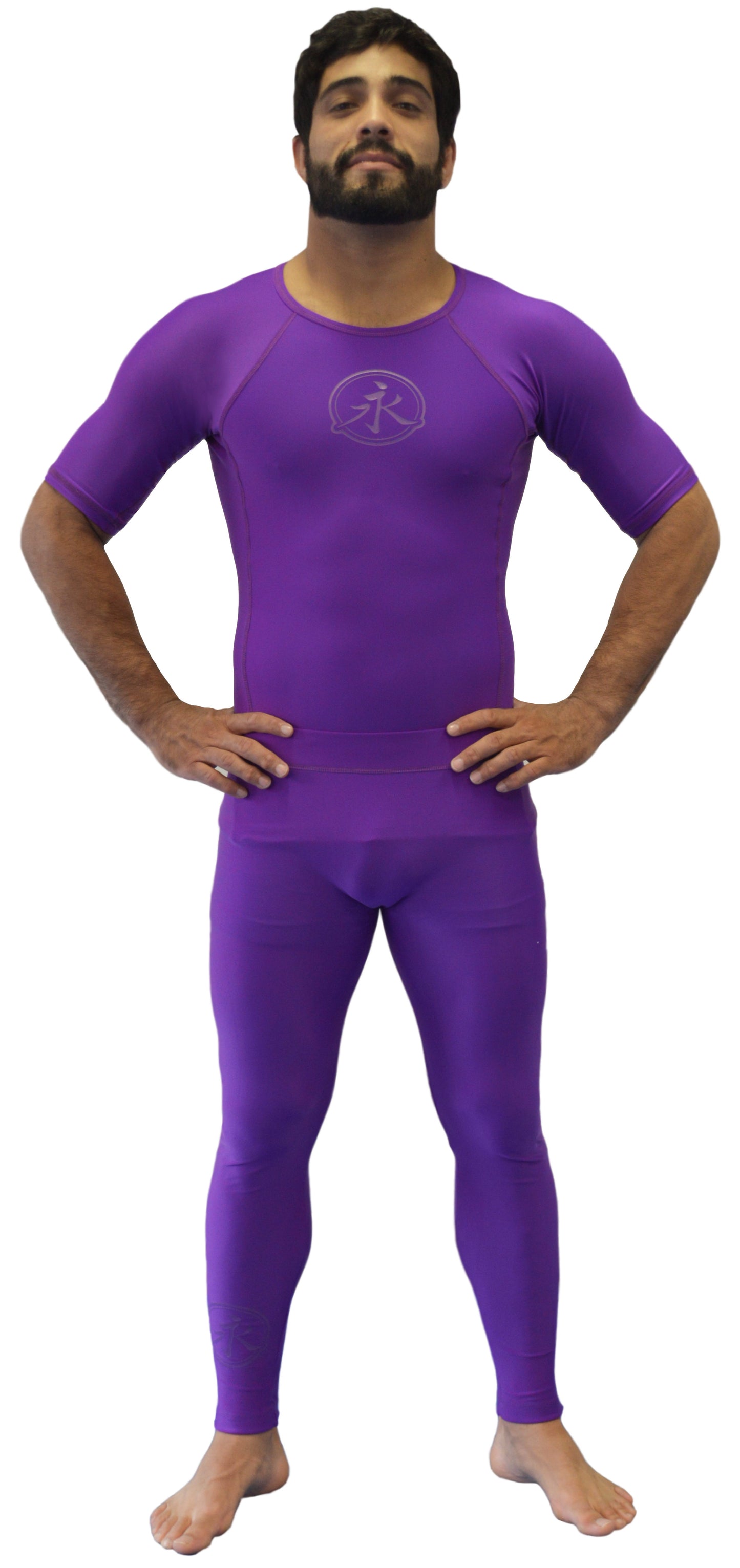 Rank Rash Guard S/S - Purple