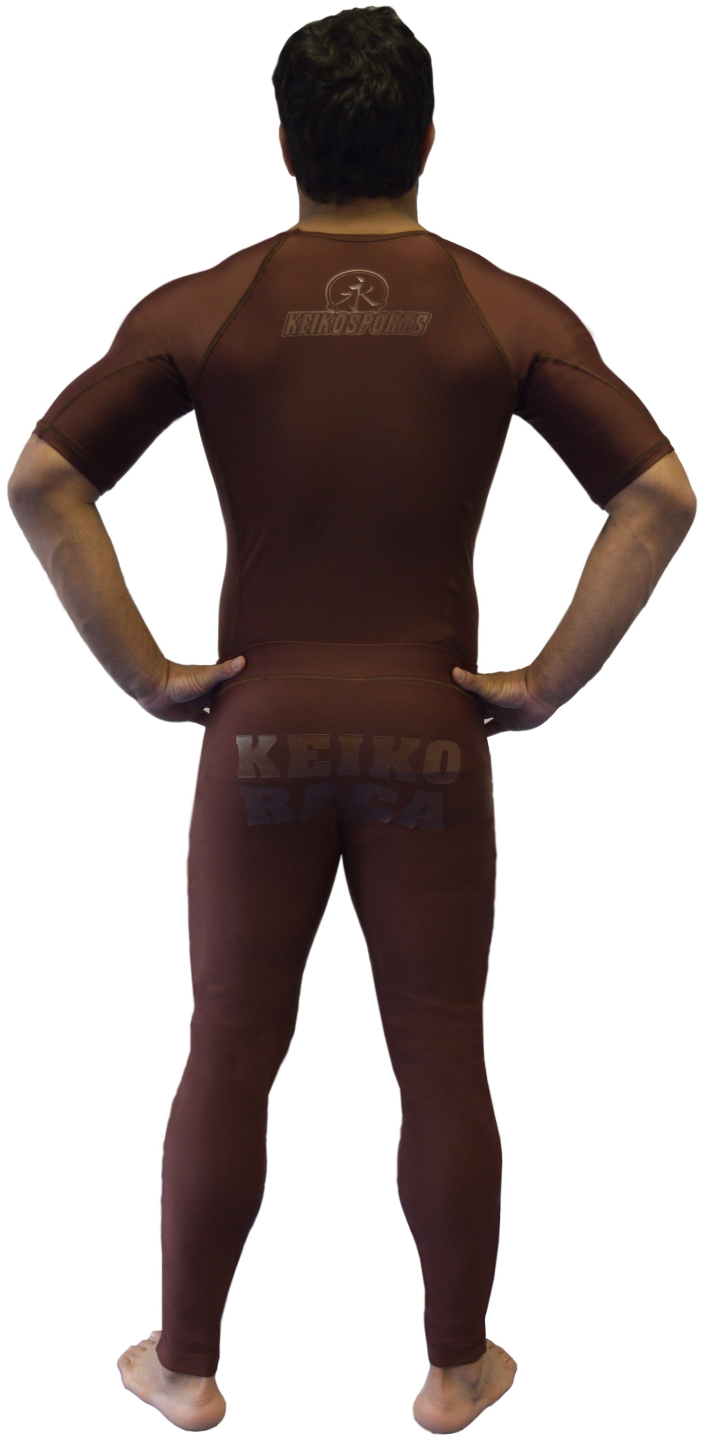 Rank Rash Guard S/S - Brown
