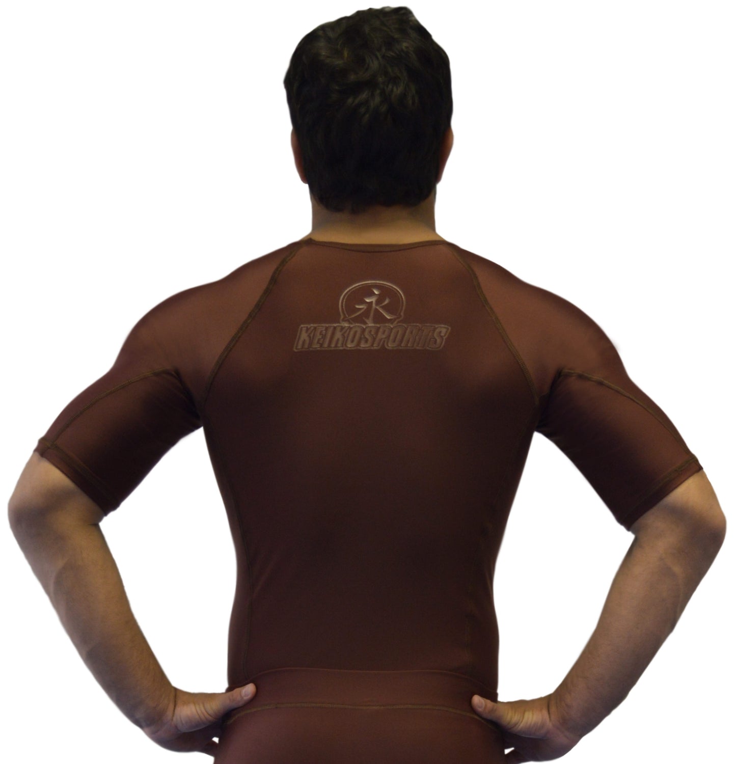 Rank Rash Guard S/S - Brown