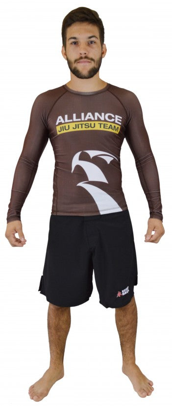Alliance Rash Guard L/S - Brown