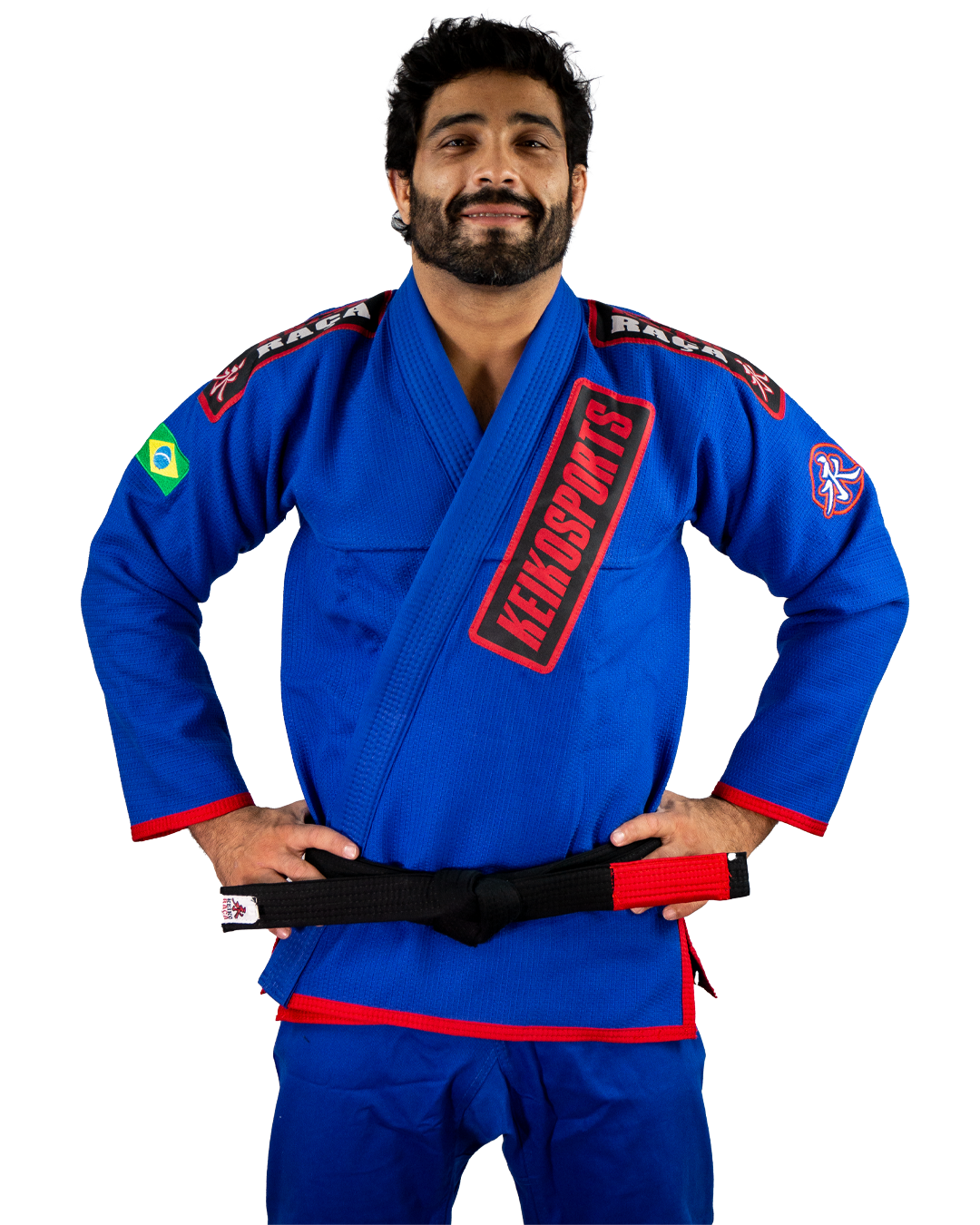 Gold Weave Gi TOP - Blue