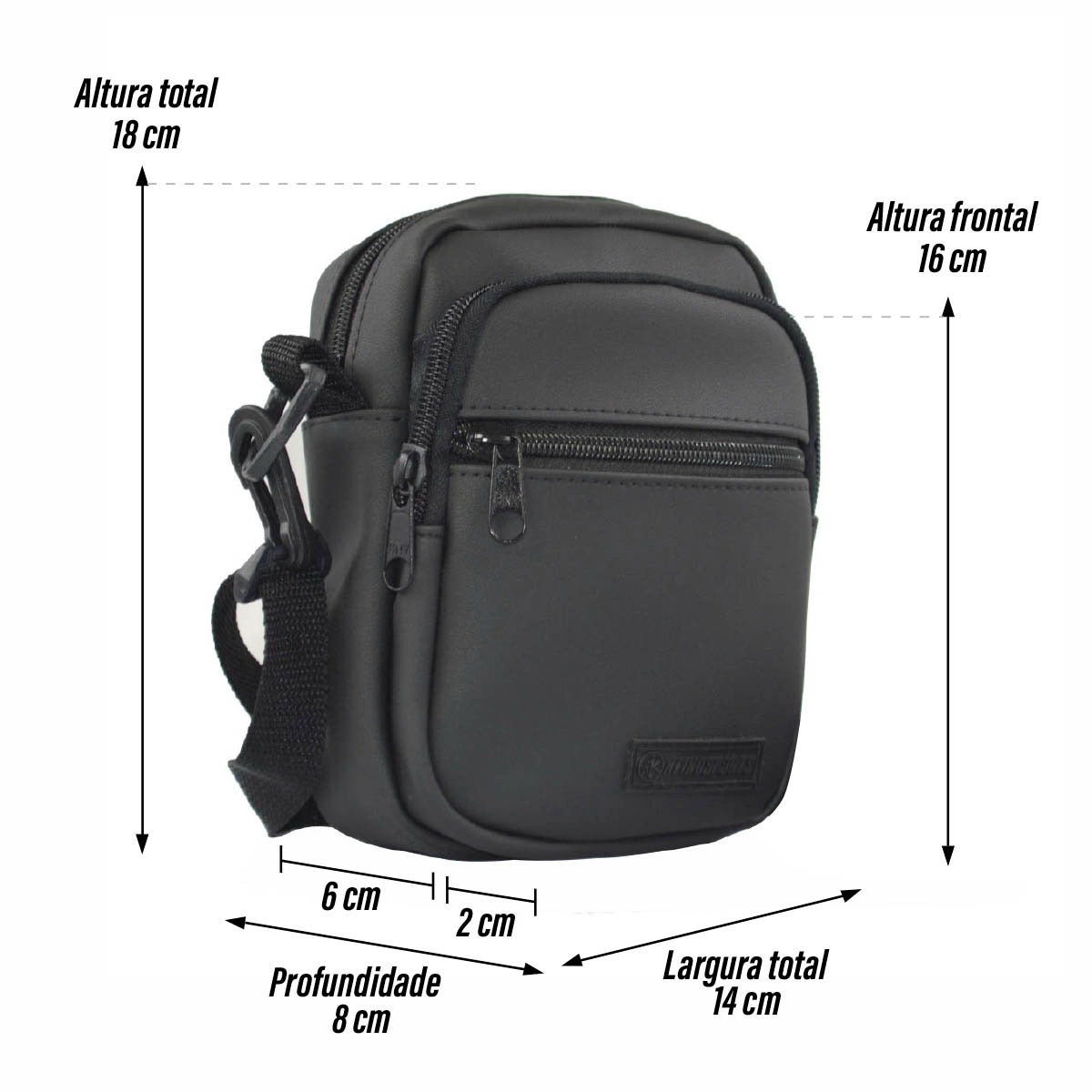 Shoulder Bag - Vegan (Black)