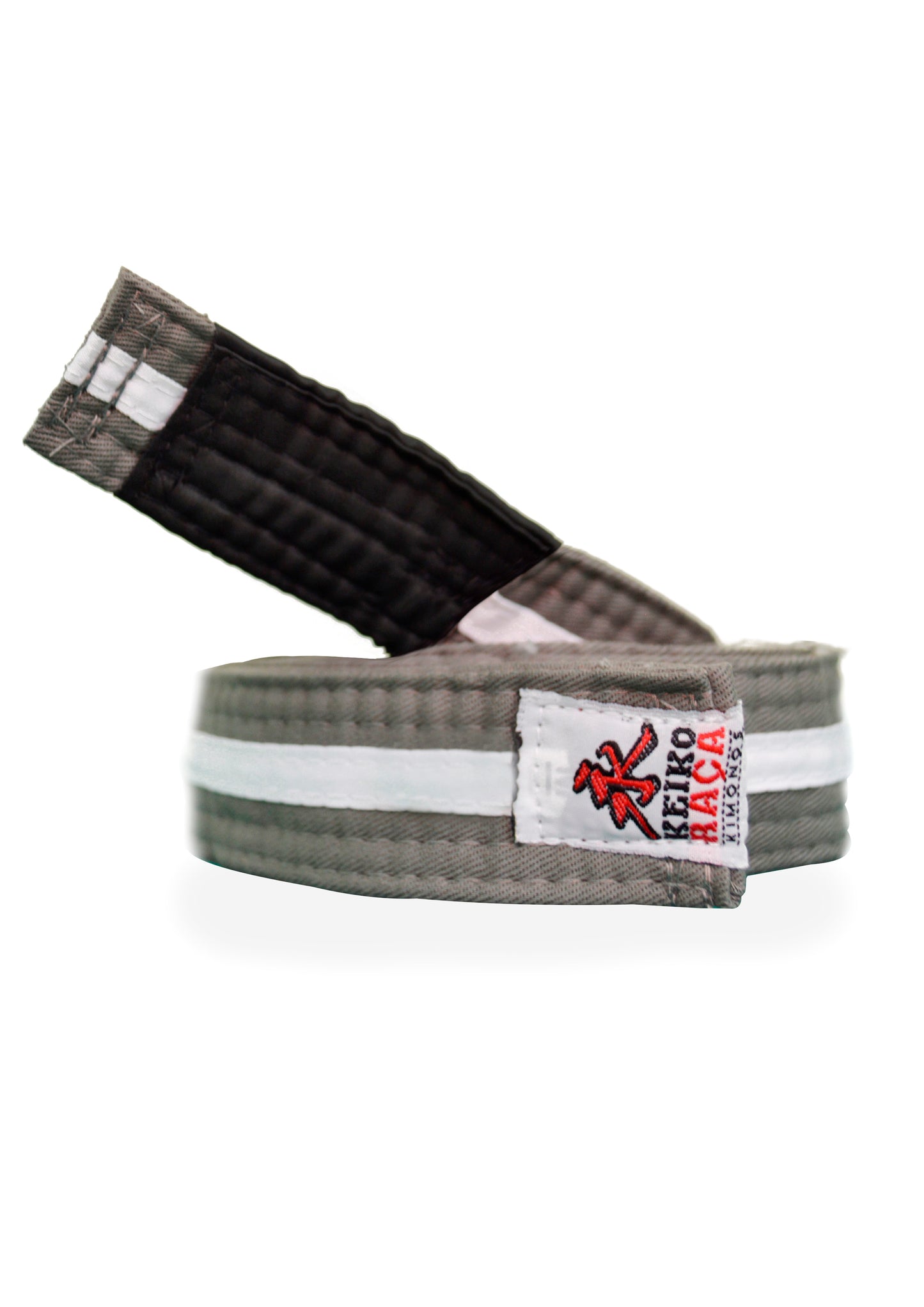 BJJ Belt - Gray/White