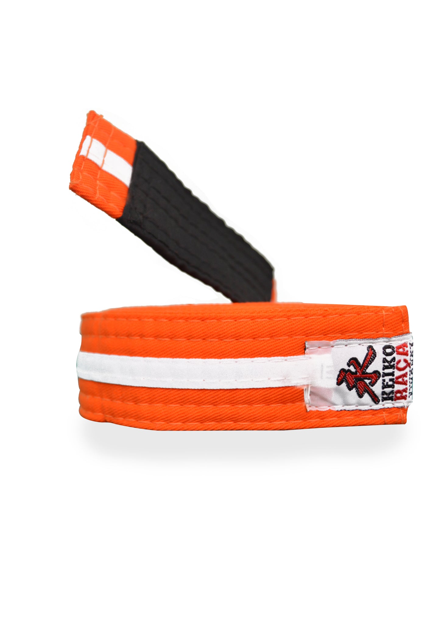 BJJ Belt - Orange/White