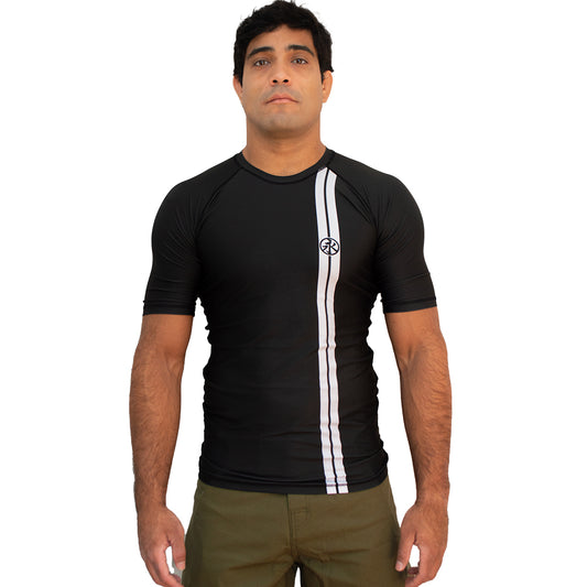 Road Rash Guard S/S - Black