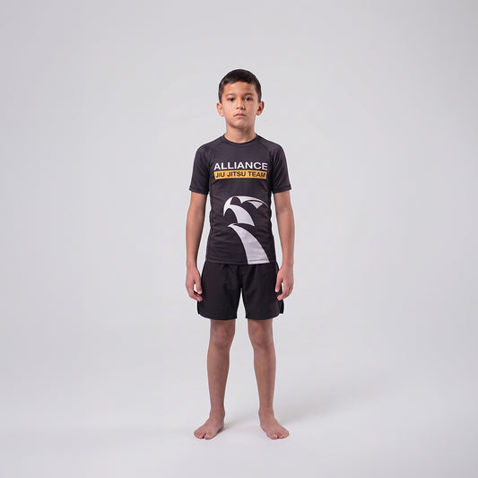 Alliance Juvenile Rash Guard S/S - Black
