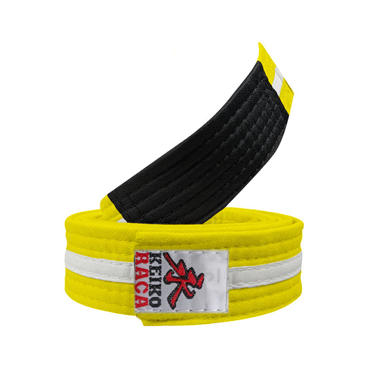 BJJ Belt - Yellow/White