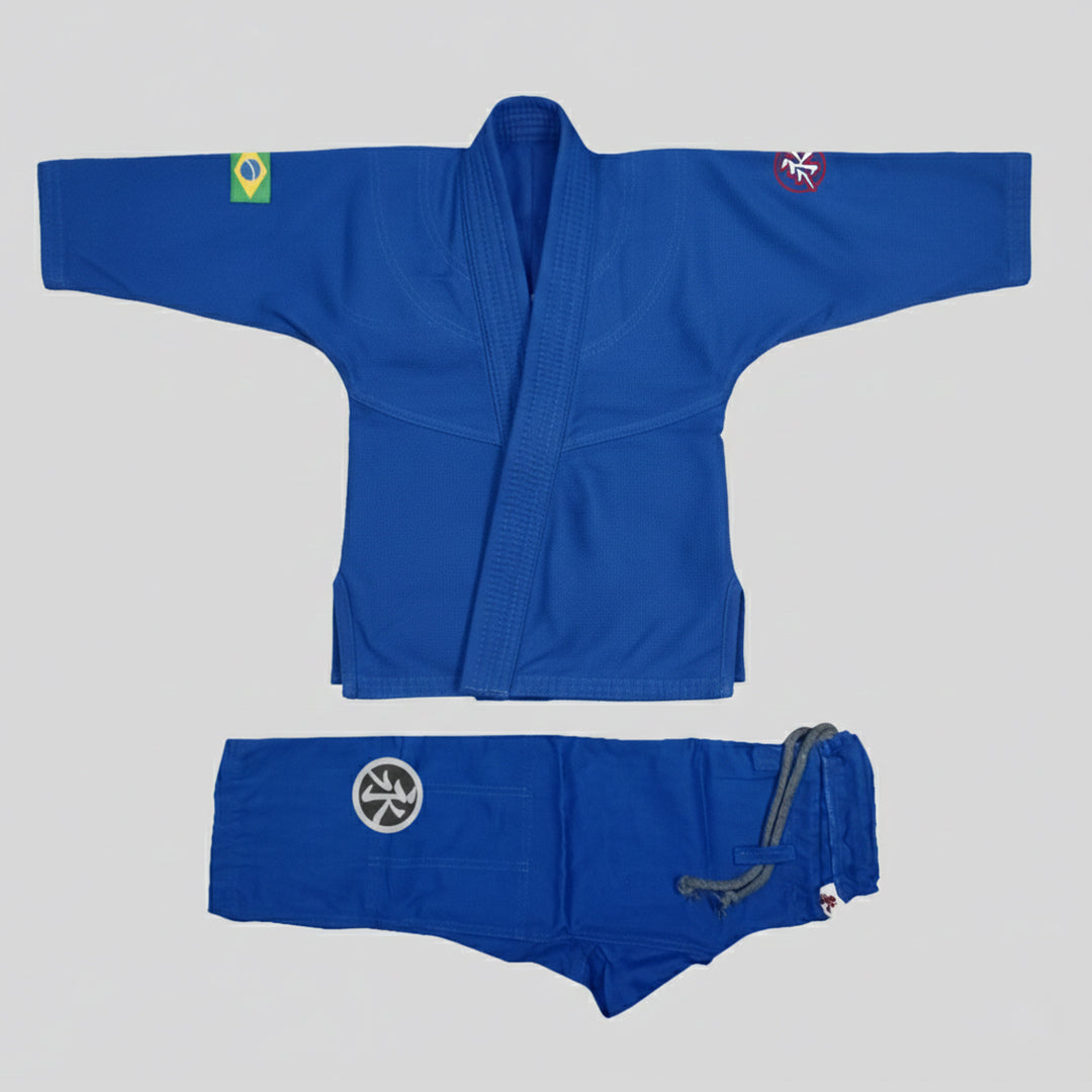 Light Weave Kids BJJ Gi - Blue