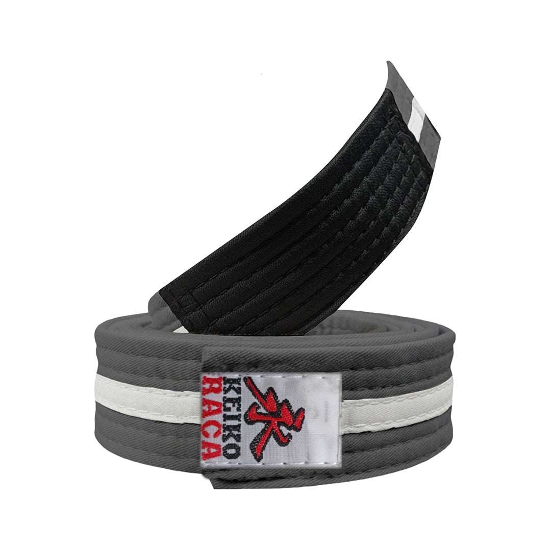 BJJ Belt - Gray/White