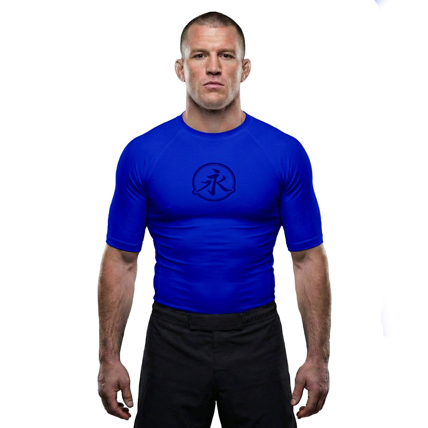 Rank Rash Guard S/S - Blue