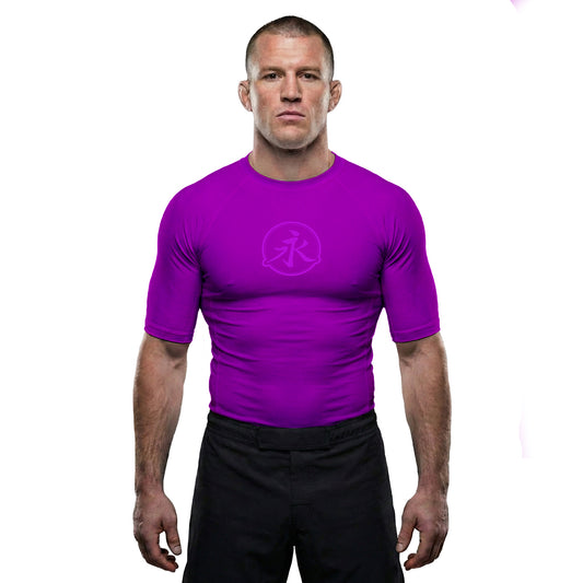 Rank Rash Guard S/S - Purple