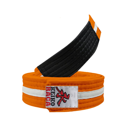 BJJ Belt - Orange/White