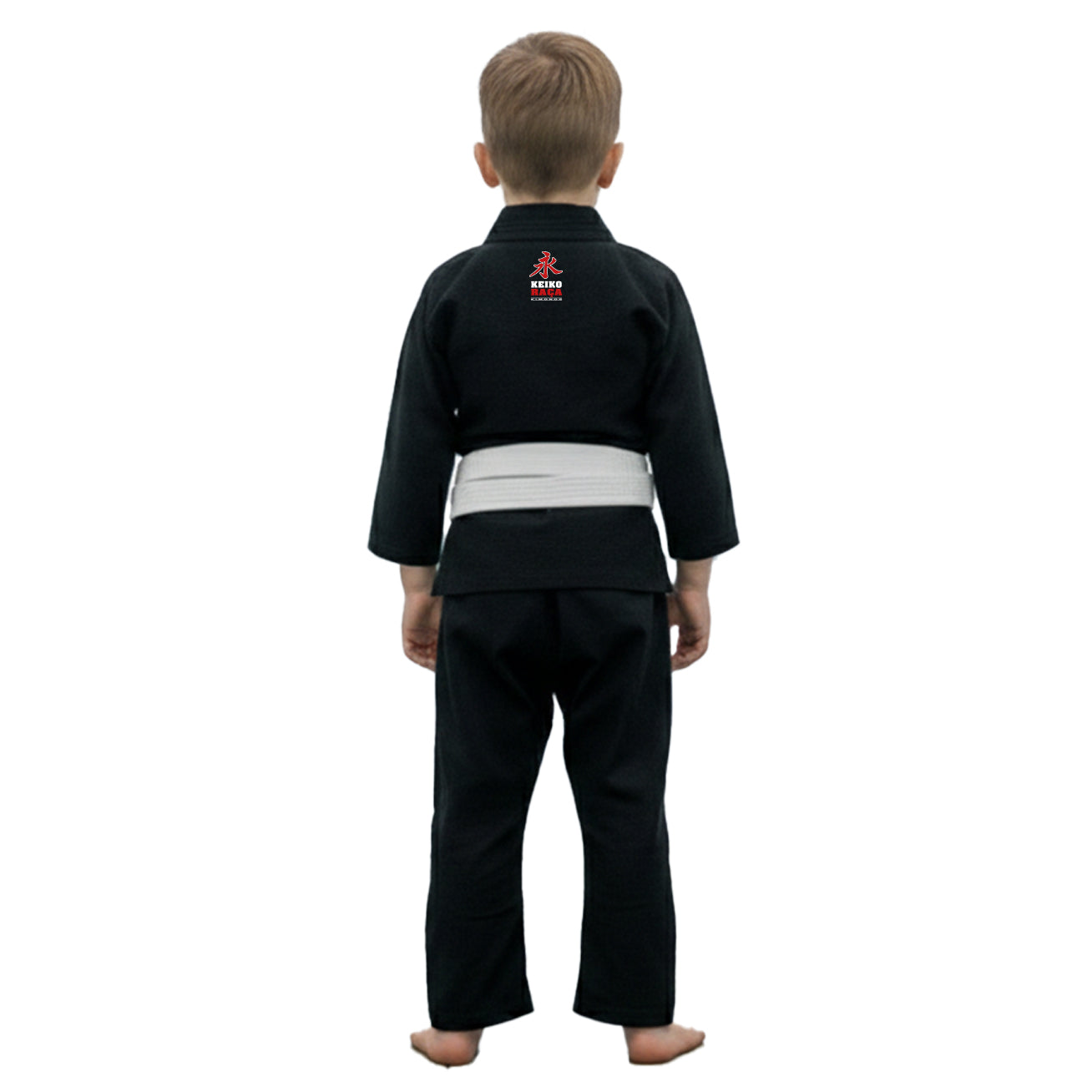 Light Weave Kids BJJ Gi - Black