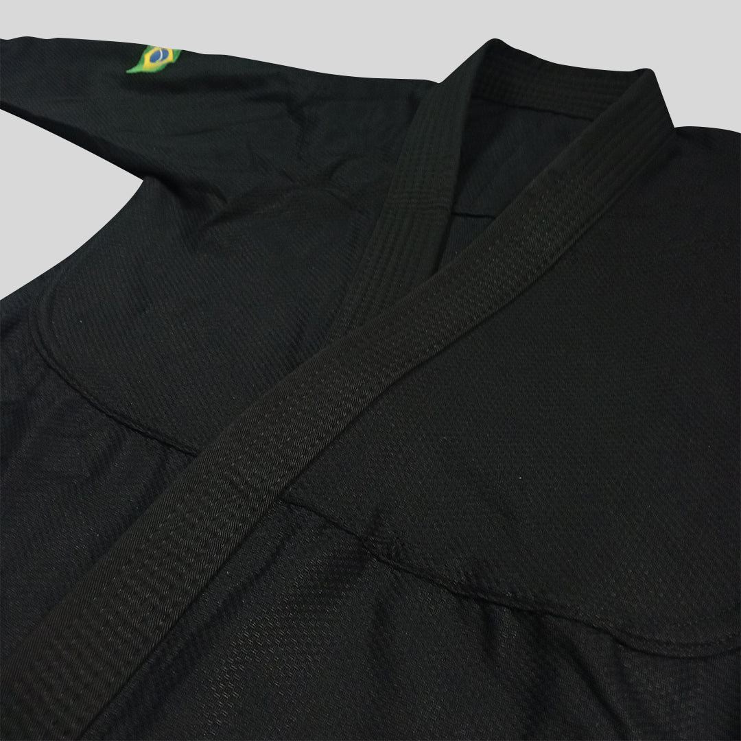 Light Weave Kids BJJ Gi - Black