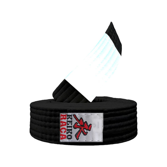 BJJ Belt - Black/White