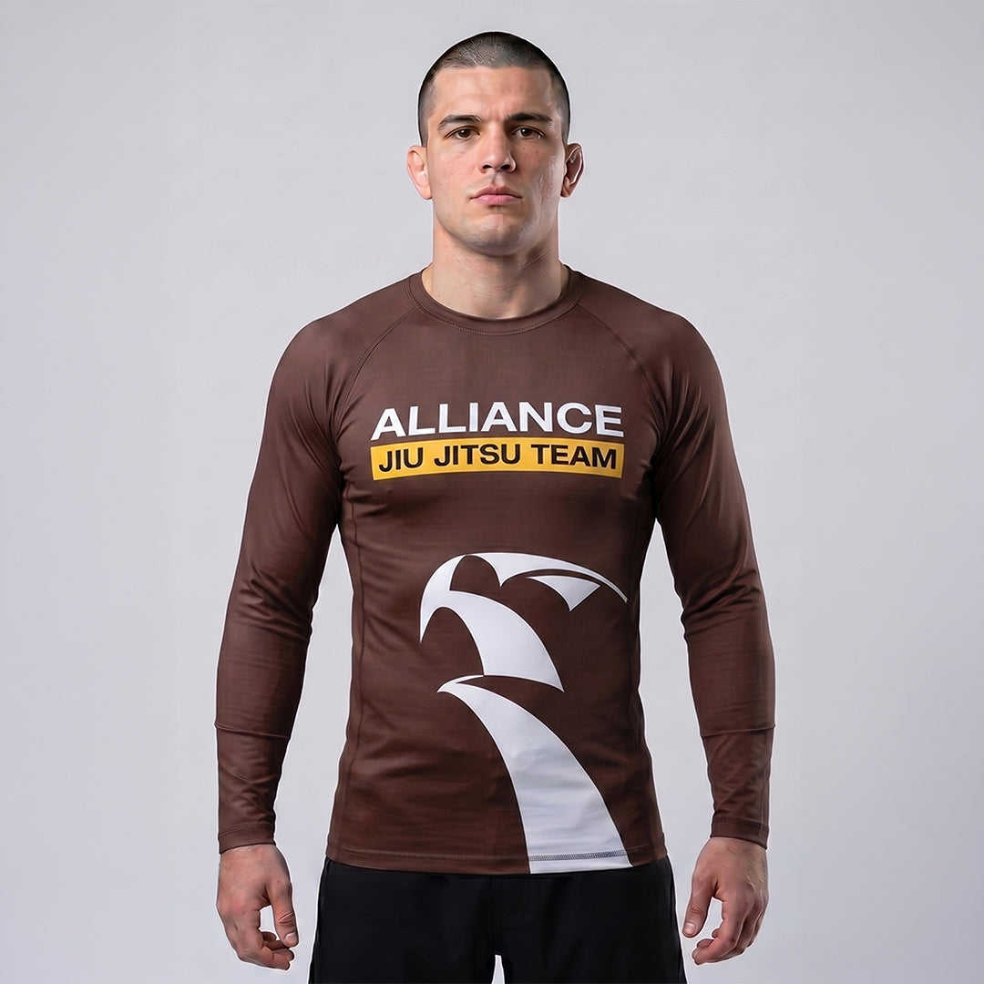 Alliance Rash Guard L/S - Brown
