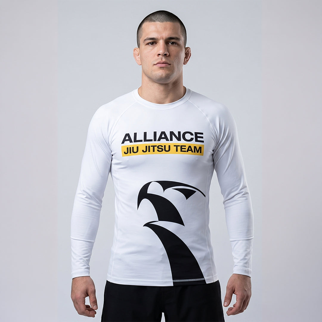 Alliance Rash Guard L/S - White