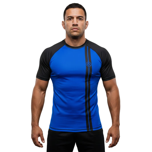 Road Rash Guard S/S - Blue