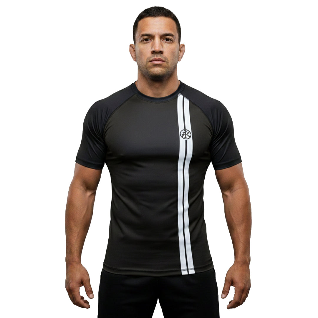 Road Rash Guard S/S - Black