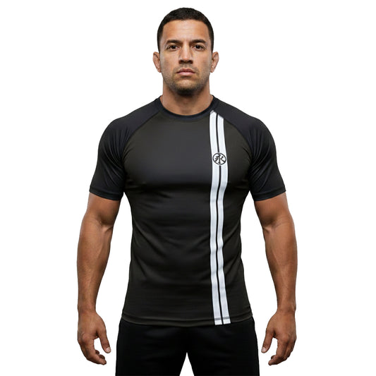 Road Rash Guard S/S - Black