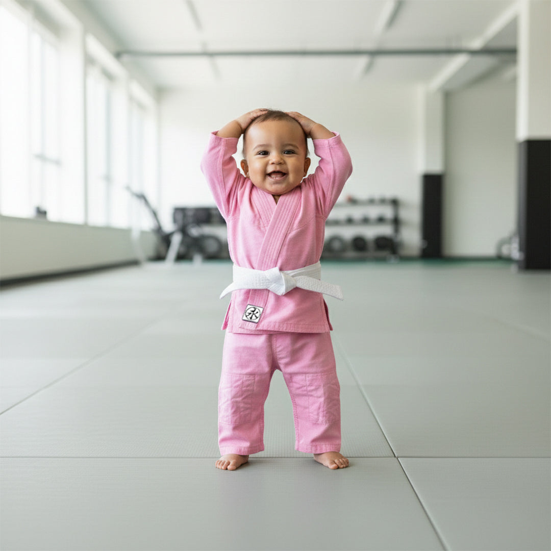Newborn BJJ Gi - Pink