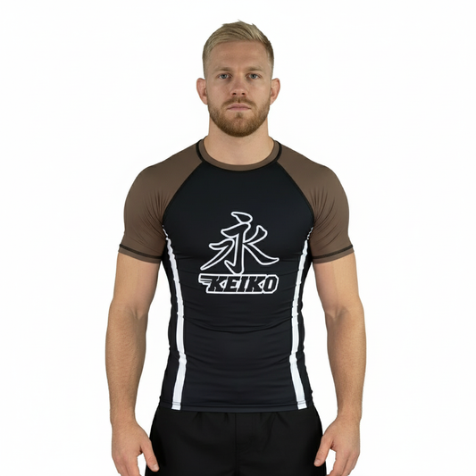 Speed Rash Guard S/S - Brown