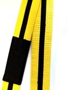 BJJ Belt - Yellow/Black