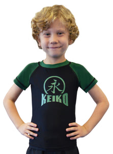 NEW Kids Comp Team Rash Guard - Green