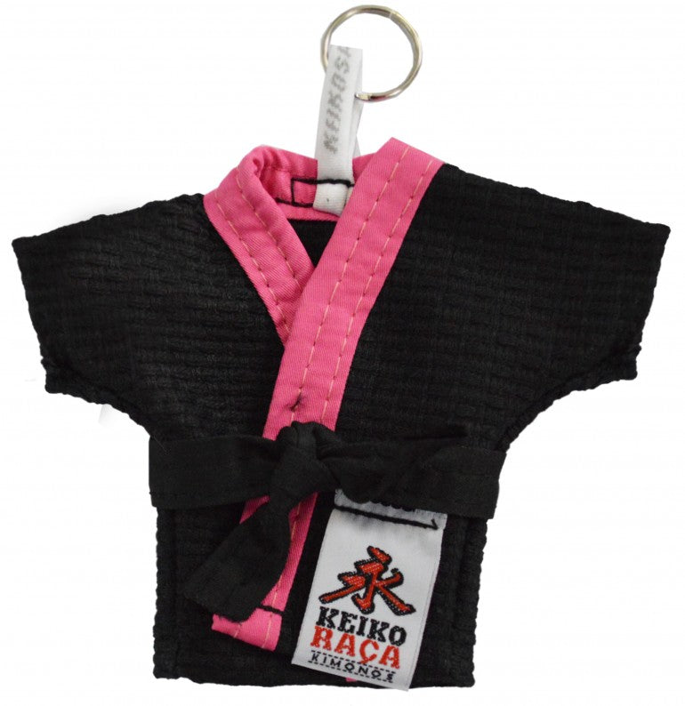 Kimono Keychain - Black/Pink