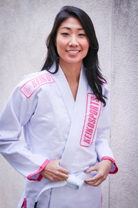 Juvenile Kimono (Gi) - White/Pink
