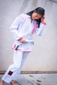 Juvenile Kimono (Gi TOP) - White/Pink