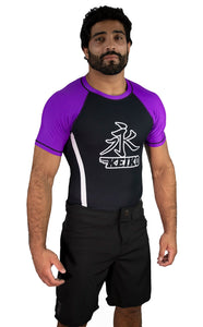 Speed Rash Guard S/S - Purple