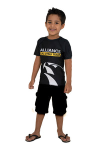 Alliance Juvenile Rash Guard S/S - Black