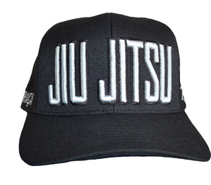 Flat Jiu Jitsu Cap - Black