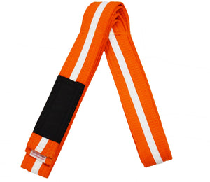 BJJ Belt - Orange/White
